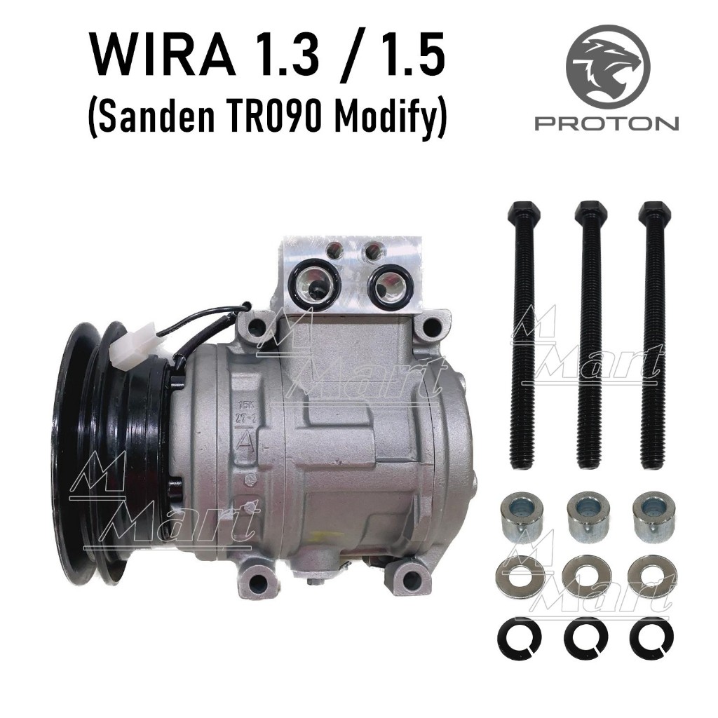 Proton Wira 1 3 1 5 Sanden TR090 System Modify To Denso Air Cond