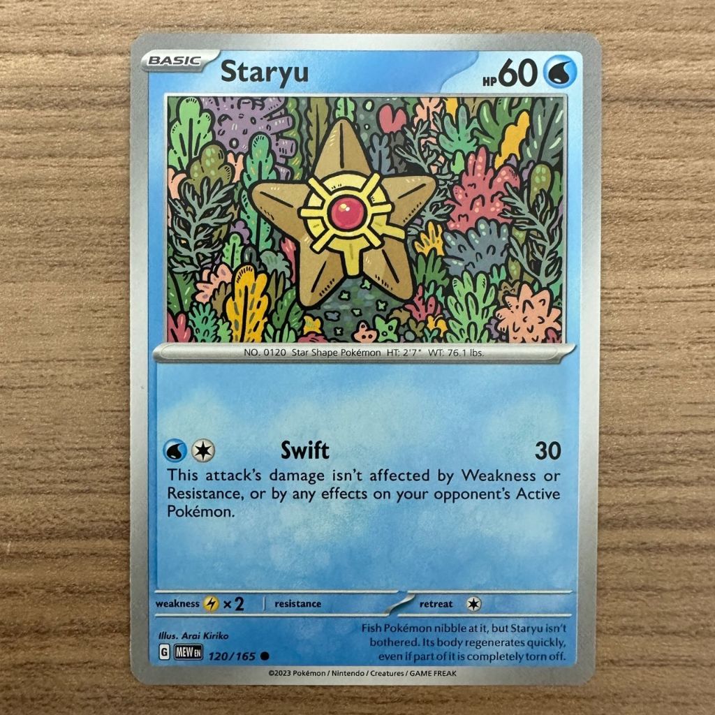 Pokemon Tcg Scarlet Violet Staryu Common Shopee