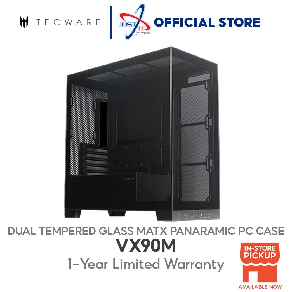 TECWARE VX90M DUAL TG MATX GAMING PC CASE Shopee Malaysia