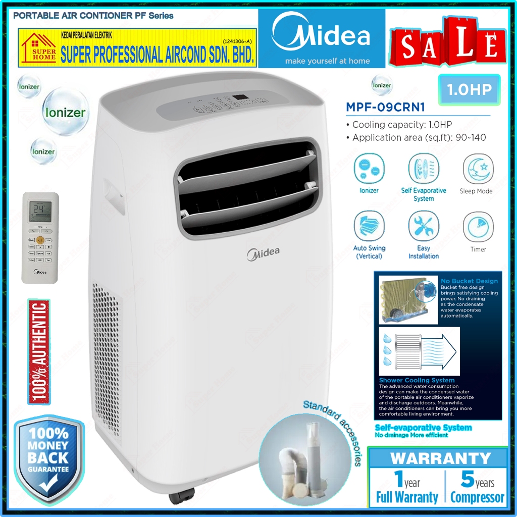 Midea Portable Air Conditioner Mpf Crn Hp Mpf Crn Hp