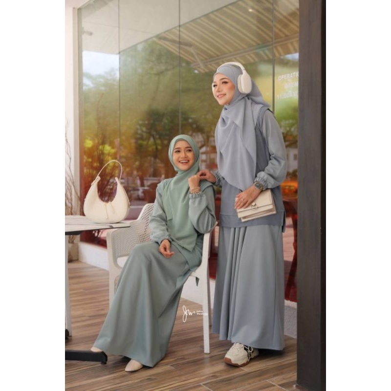 Readystock Lovessa Suit Ironless By Jelita Wardrobe Shopee Malaysia