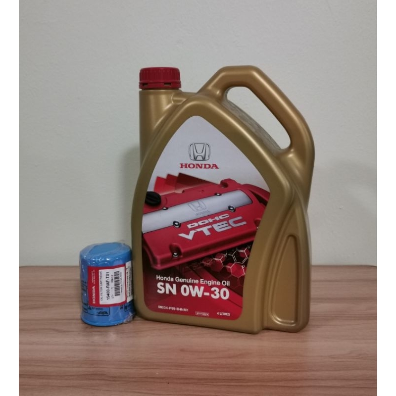 Honda Genuine Fully Synthetic Sn W Engine Oil Honda Oil Filter