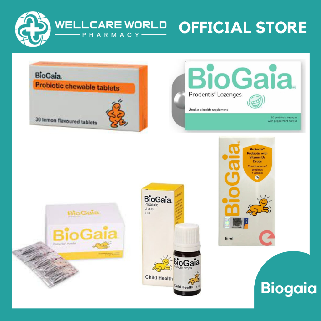 Wellcare World Pharmacy Biogaia Probiotic Drop Prodentis Lozenges