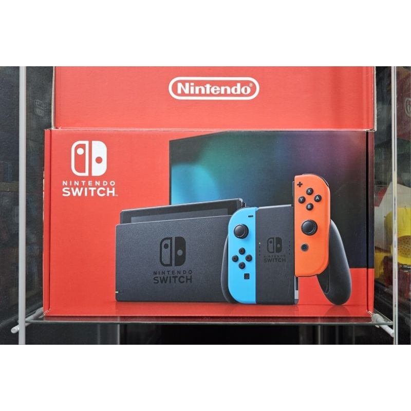 Ready Stock Nintendo Switch OLED White Neon SE Enhanced Console USED