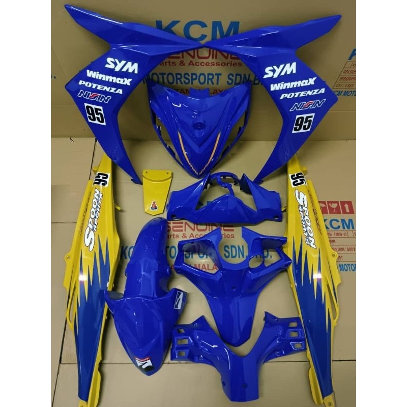 Coverset Sym Sport Bonus Sr Spoon Shopee Malaysia