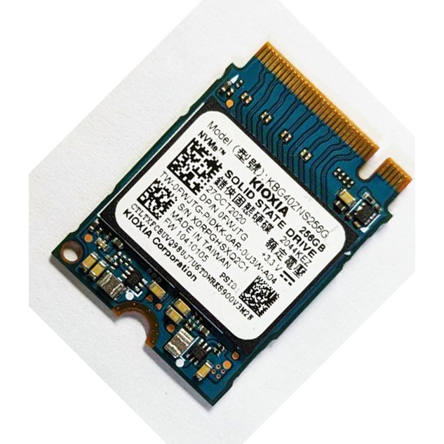 KIOXIA By Dell 256GB PCIe NVMe M 2 2230 Gen 3 X 4 30mm SSD Solid State