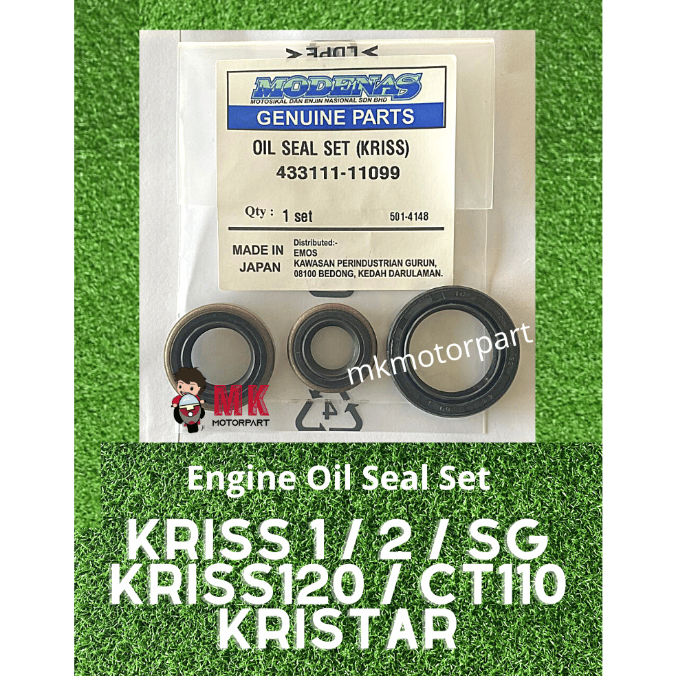 Modenas KRISS Engine OIL SEAL SET Kriss110 Kriss 2 SG Kriss120