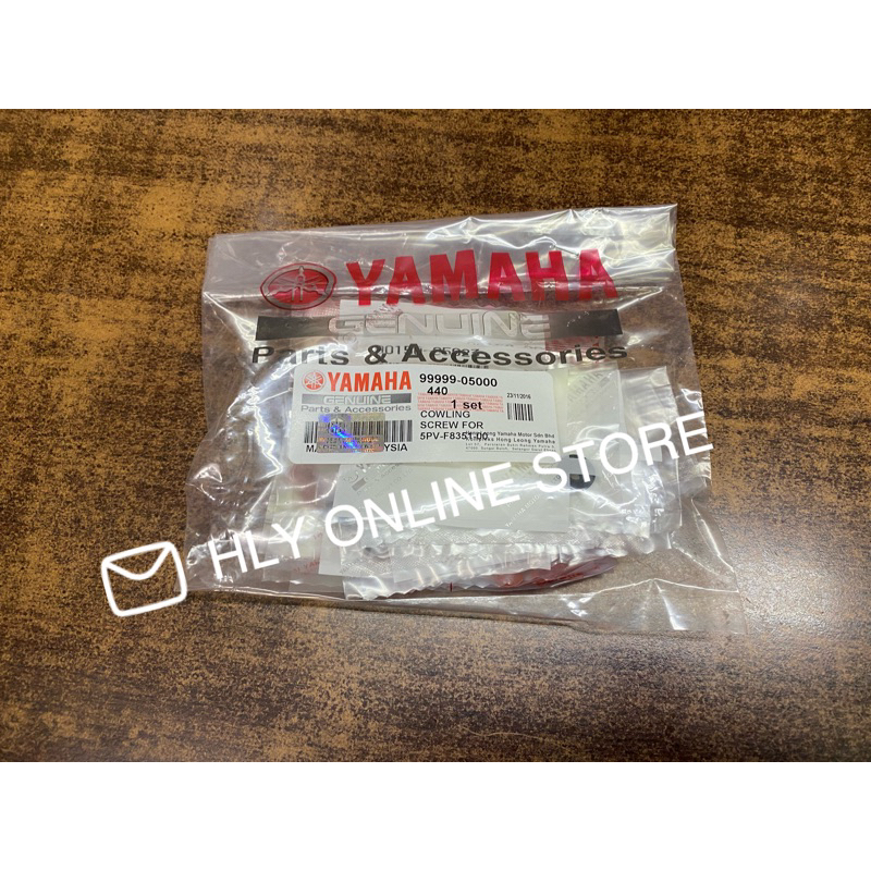 Skru Screw Set Cowling Visor Yamaha Rxz Original Hly Shopee Malaysia