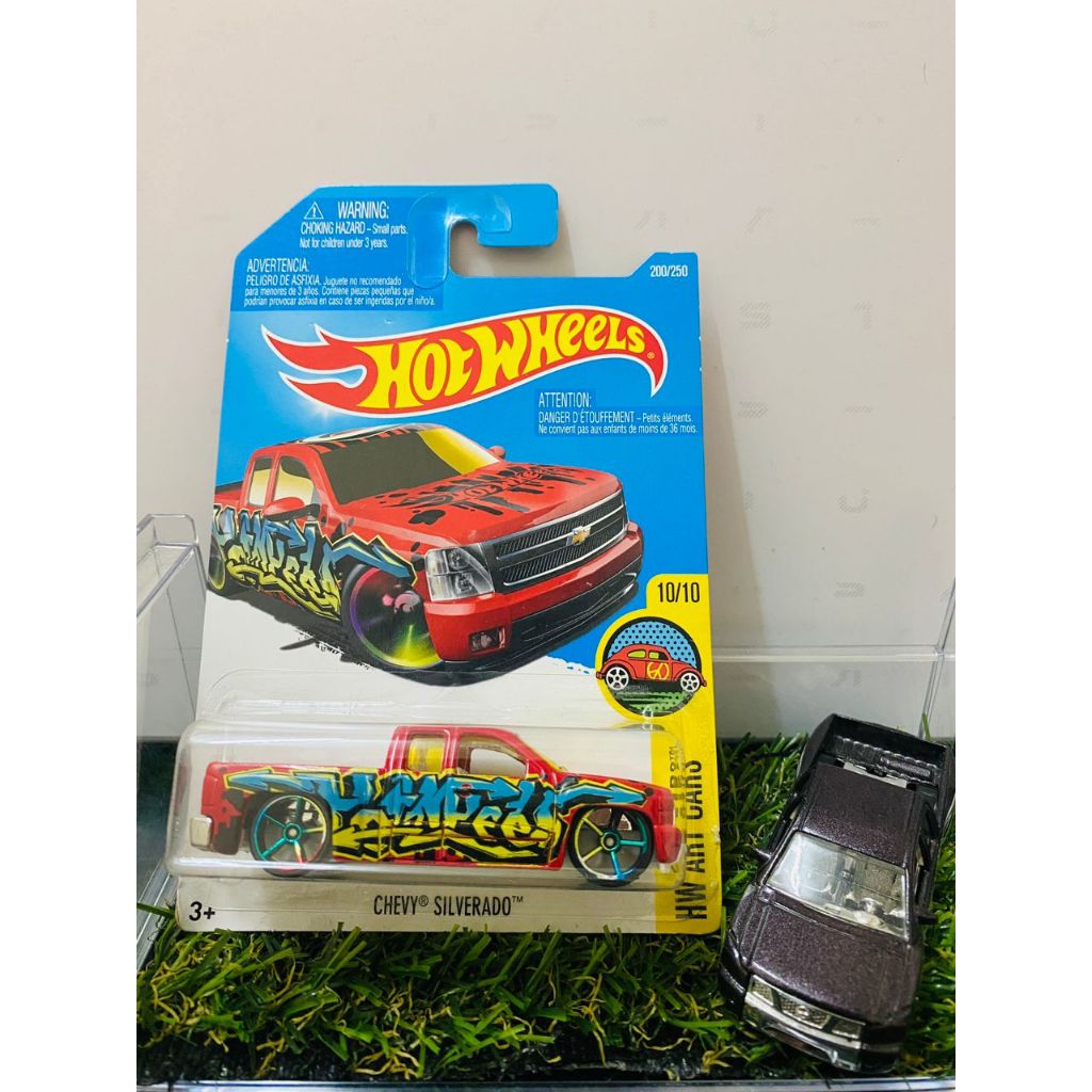 HOT ITEM Hot Wheels Chevy Silverado HW ART CARS Shopee Malaysia