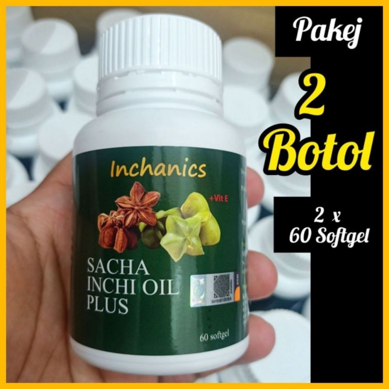 Botol Sacha Inchi Oil By Inchanics Biji Softgel Mg