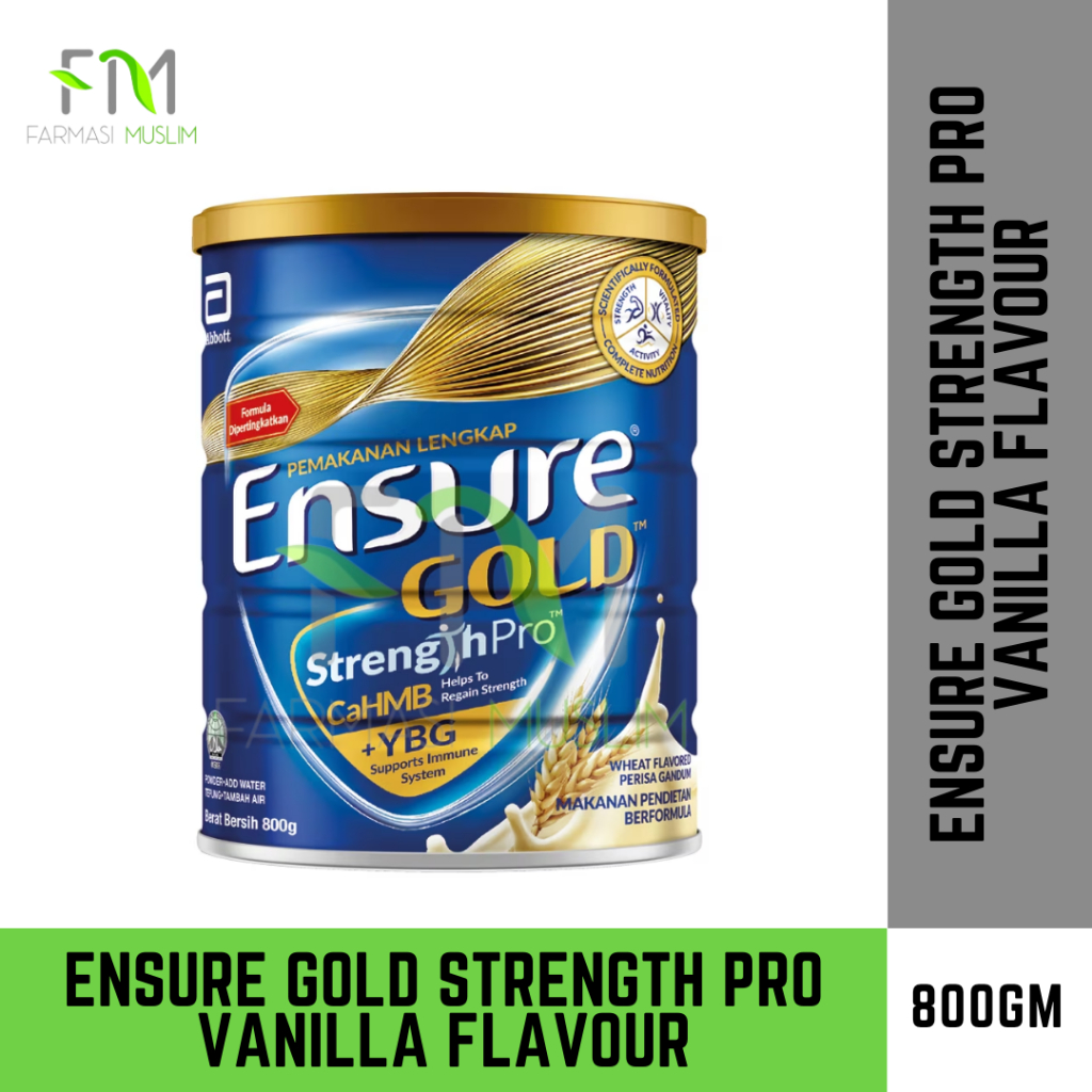 ENSURE GOLD STRENGTH PRO VANILLA FLAVOUR 400gm 800gm Shopee Malaysia