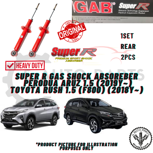 Perodua Aruz Y Toyota Rush F Rear Gab Super R