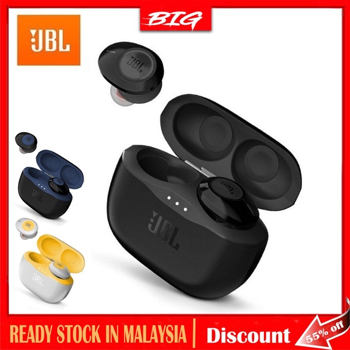 Jbl T Tws Wireless Bluetooth Headset With Microphone Shopee Malaysia