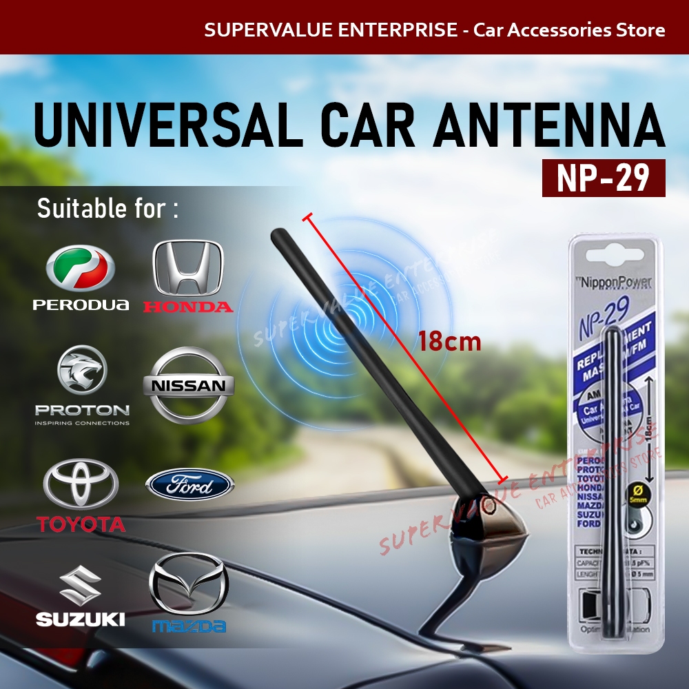 Np Car Antenna Replacement Car Stereo Antenna Am Fm Perodua Myvi