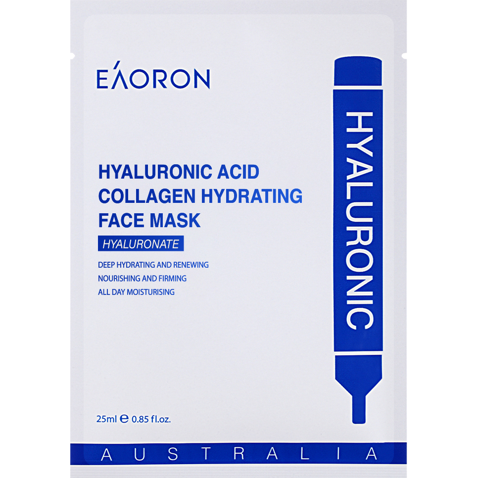 Expiry SEP 2025 EAORON Hyaluronic Acid Collagen Hydrating Facial Mask