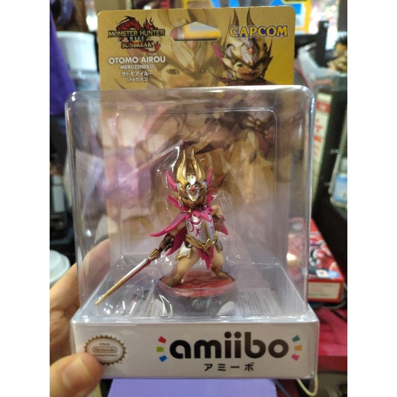 Amiibo Monster Hunter Rise Sunbreak Otomo Airou Meruzeneko Felyne