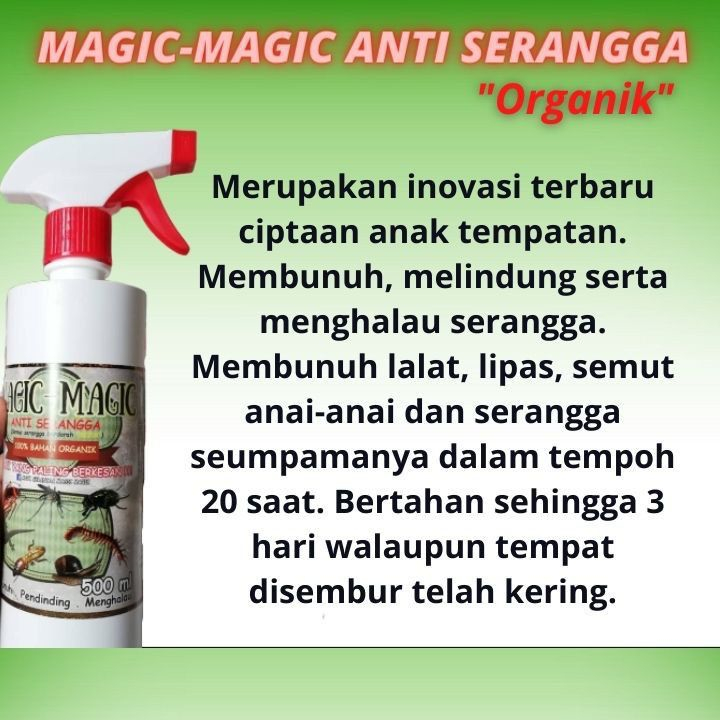 Spray Magic Magic Pack Botol Antiserangga Penyembur Serangga Organik