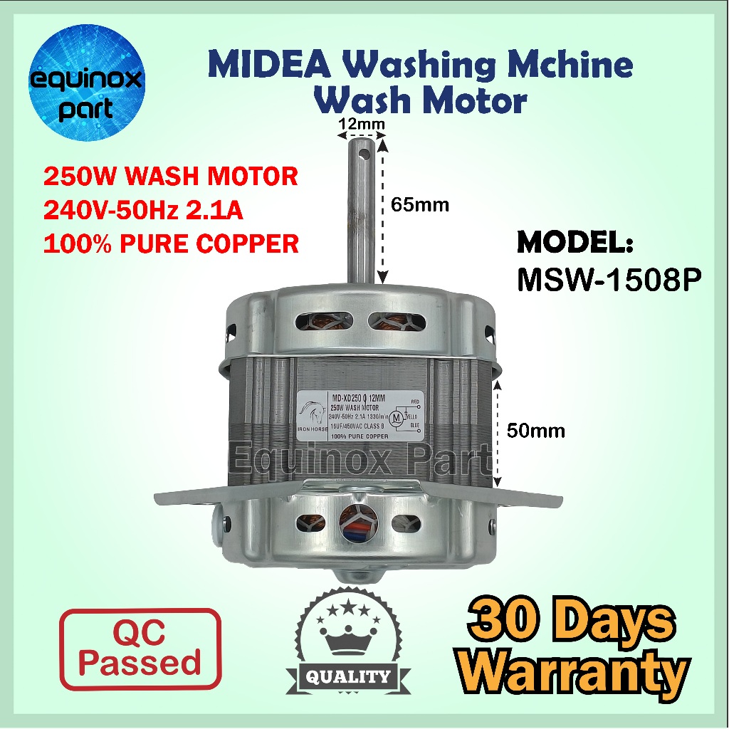 MSW 1508P MIDEA Washing Machine Wash Motor Shopee Malaysia