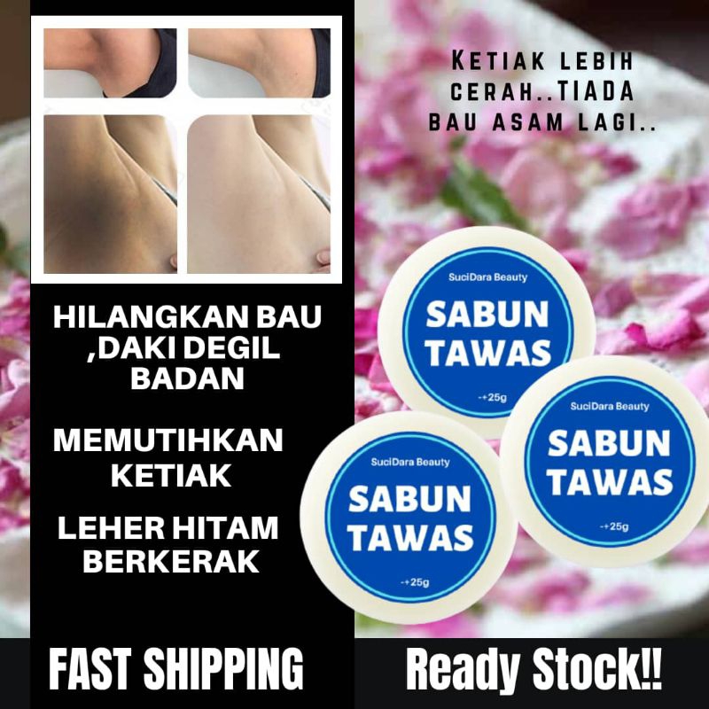 Dropship Sabun Tawas Ketiak Natural Tawas Soap Atasi Ketiak Hitam