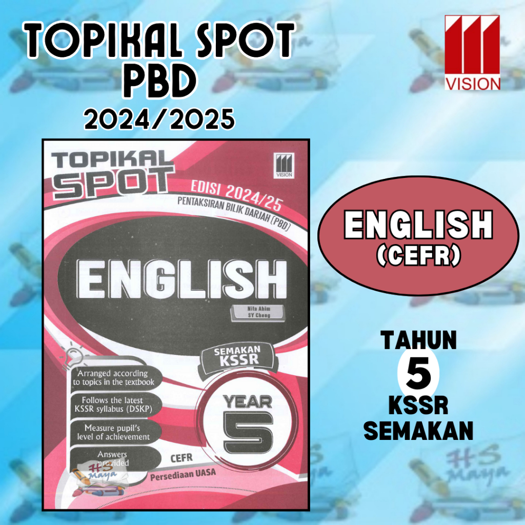 Exercise Book Topikal Spot Pbd Uasa English Cefr Year Kssr