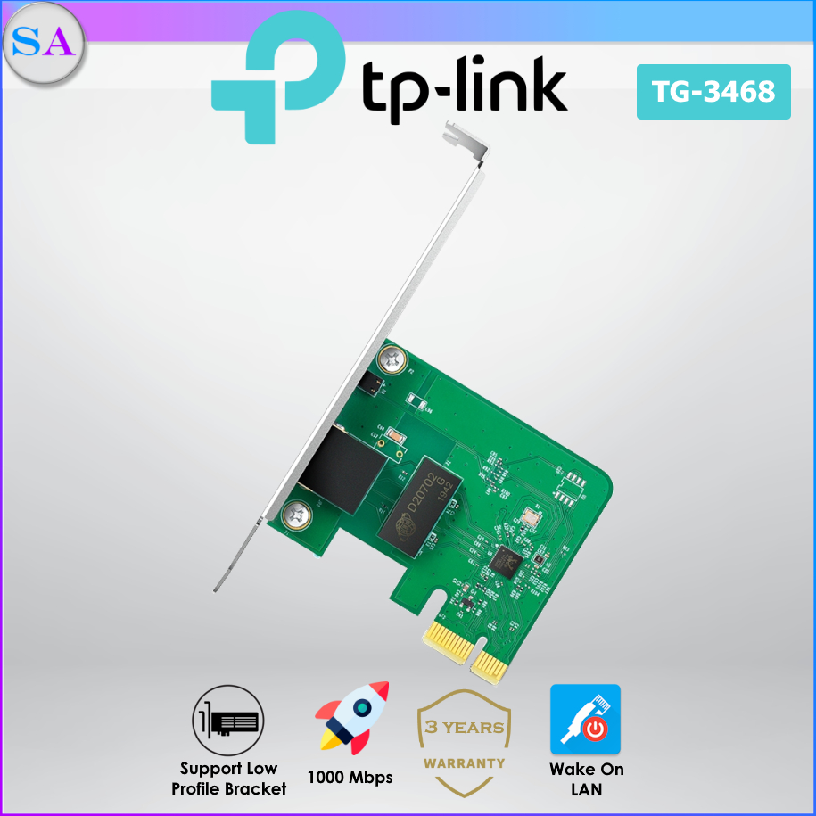 Tp Link Tg Gigabit Pci Express Network Adapter For Desktop