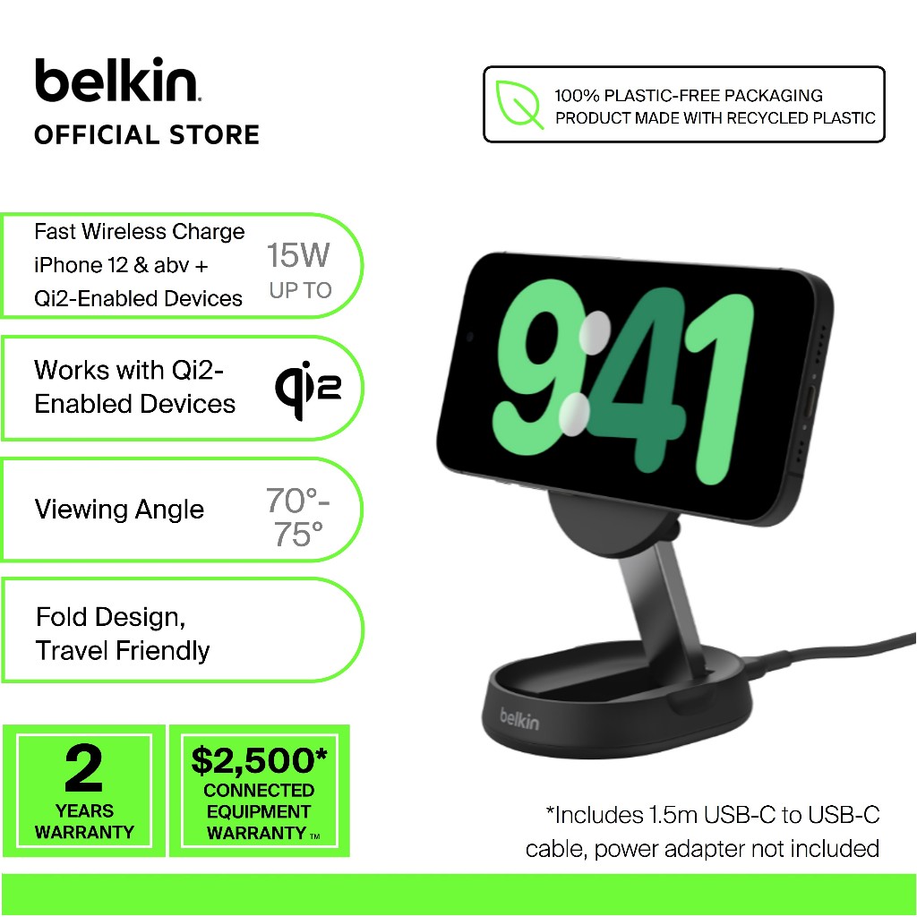 Belkin Wia Bt Boostcharge Pro Convertible Magnetic Wireless Charging