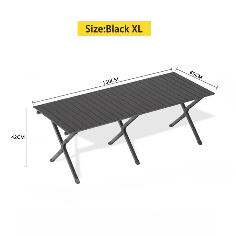 Meja Perkhemahan Boleh Lipat Foldable Table Outdoor Camping Portable