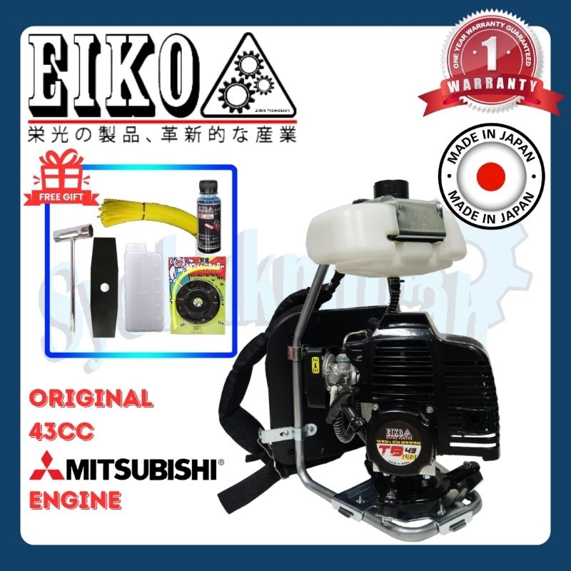 MITSUBISHI TB43 Original Engine TK Carburetor EIKO TB43 PRO Brush