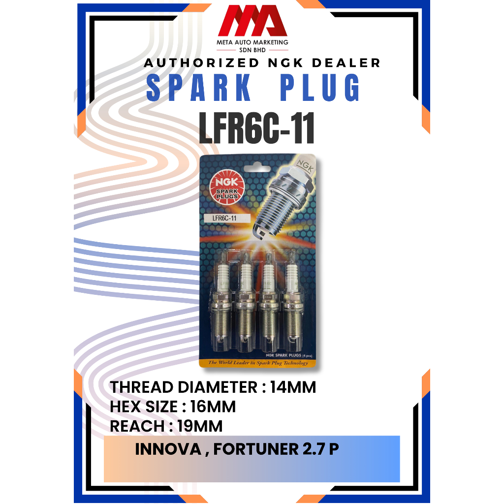 Ngk Spark Plug Lfr C Toyota Innova Fortuner