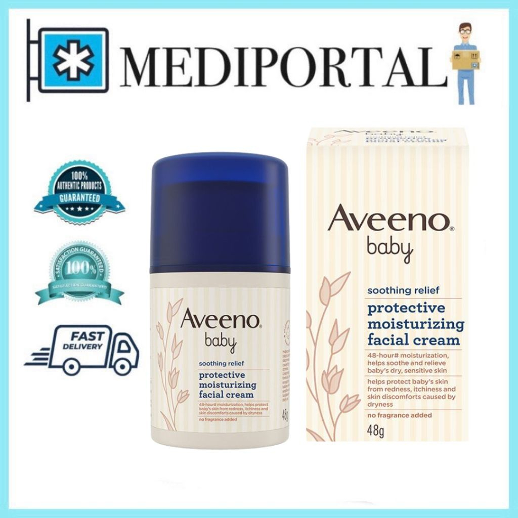 Aveeno Baby Soothing Relief Protective Moisturizing Facial Cream 48g