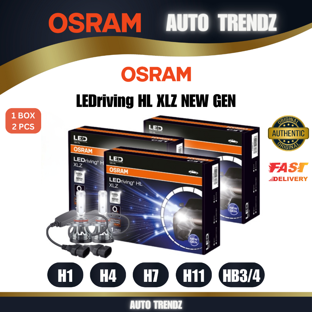 Osram Ledriving Xlz New Gen W Warranty Card Led Set Pcs H