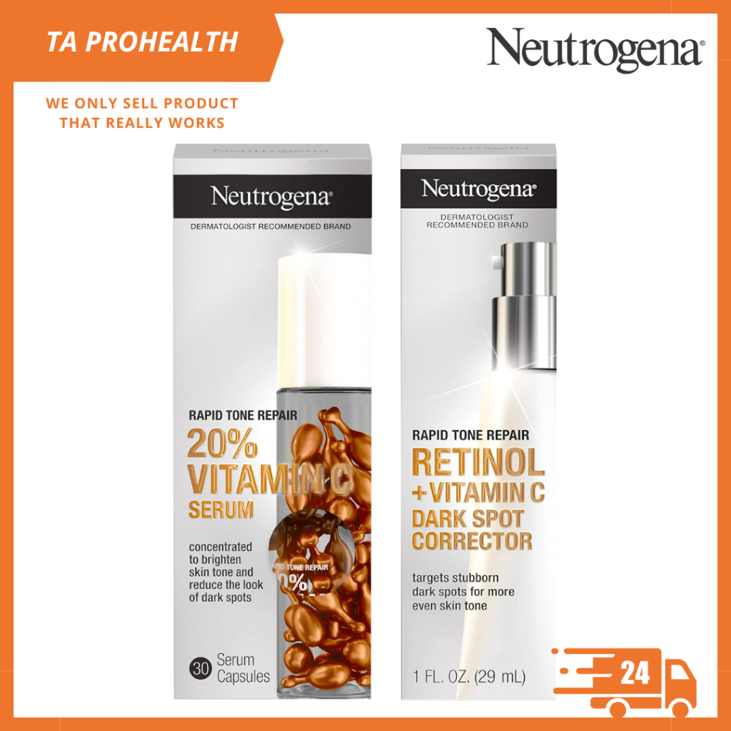 Neutrogena Rapid Tone Repair 20 Vitamin C Serum 30 Capsules Retinol