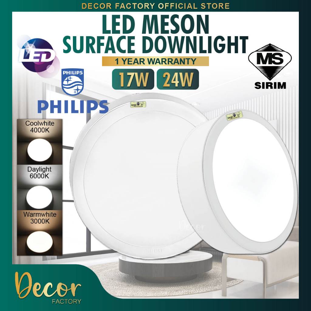 Philips Meson Led Surface Downlight W W Led