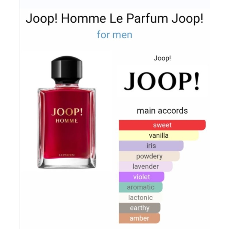 ORI JOOP HOMME LE PARFUM 125ML EDP Shopee Malaysia