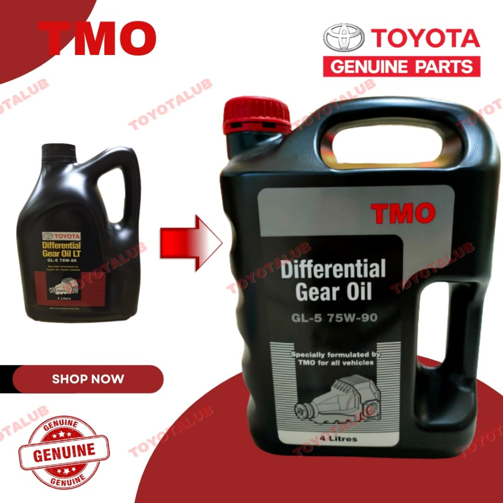 Original Toyota Rear Axle Differential Gear Oil GL 5 75W 90 New