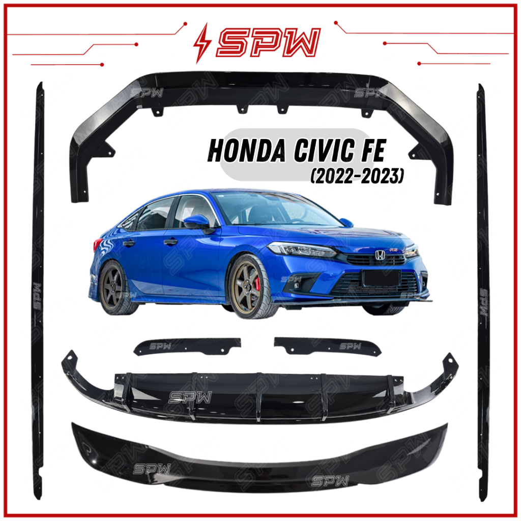 Honda Civic Fe Mc Design Bodykit Front Lip Side Skirt Rear