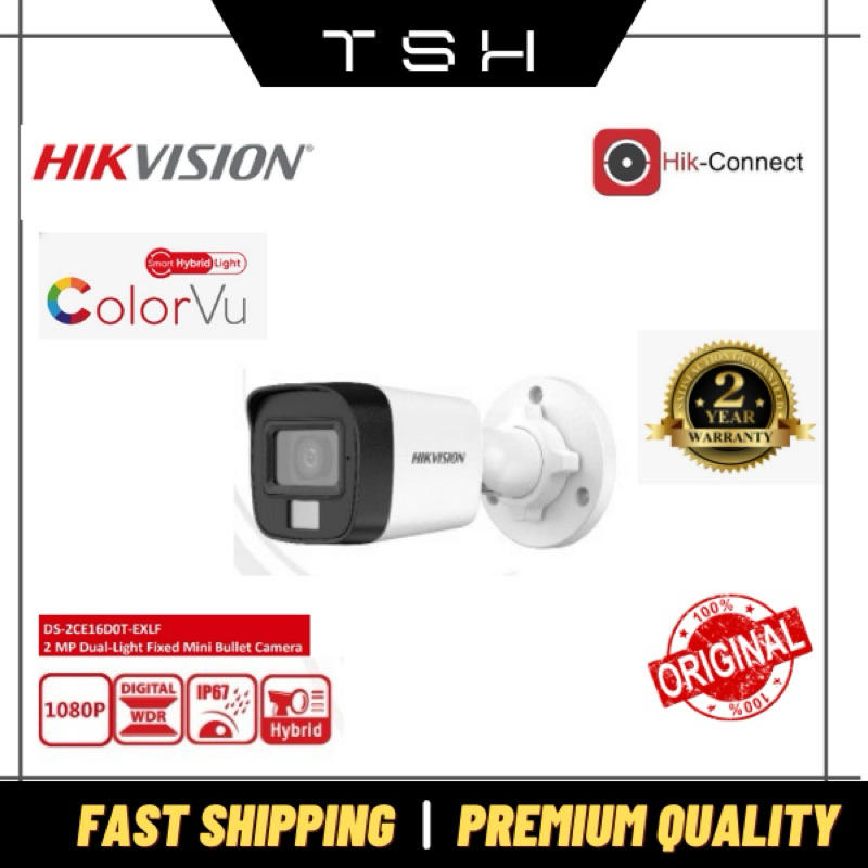 Hikvision Ds Ce D T Exlf Mp Smart Hybrid Light Fixed Mini Bullet