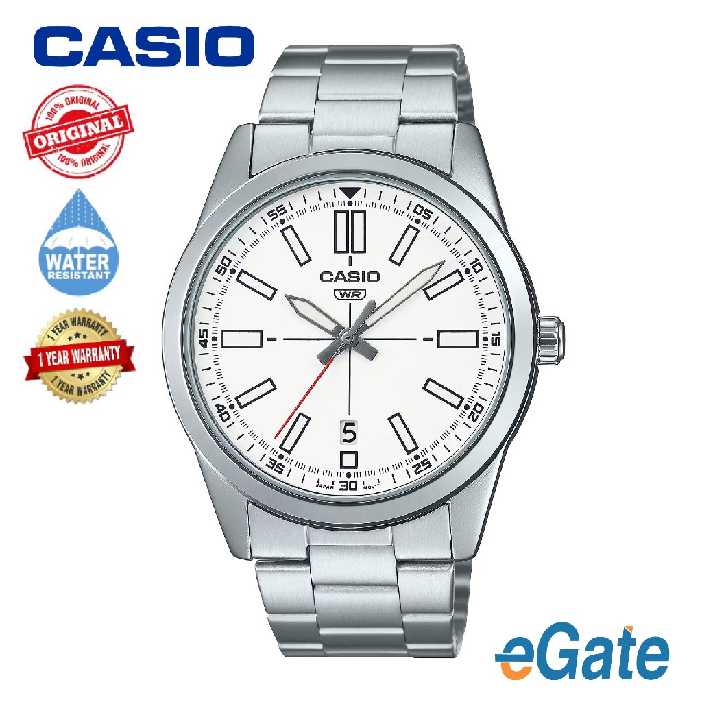 Original Yearwarranty Casio Mtp Vd D E Analog Mens Watch