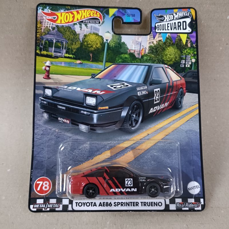 NS Hot Wheels 78 Boulevard Toyota AE86 Sprinter Trueno Shopee Malaysia