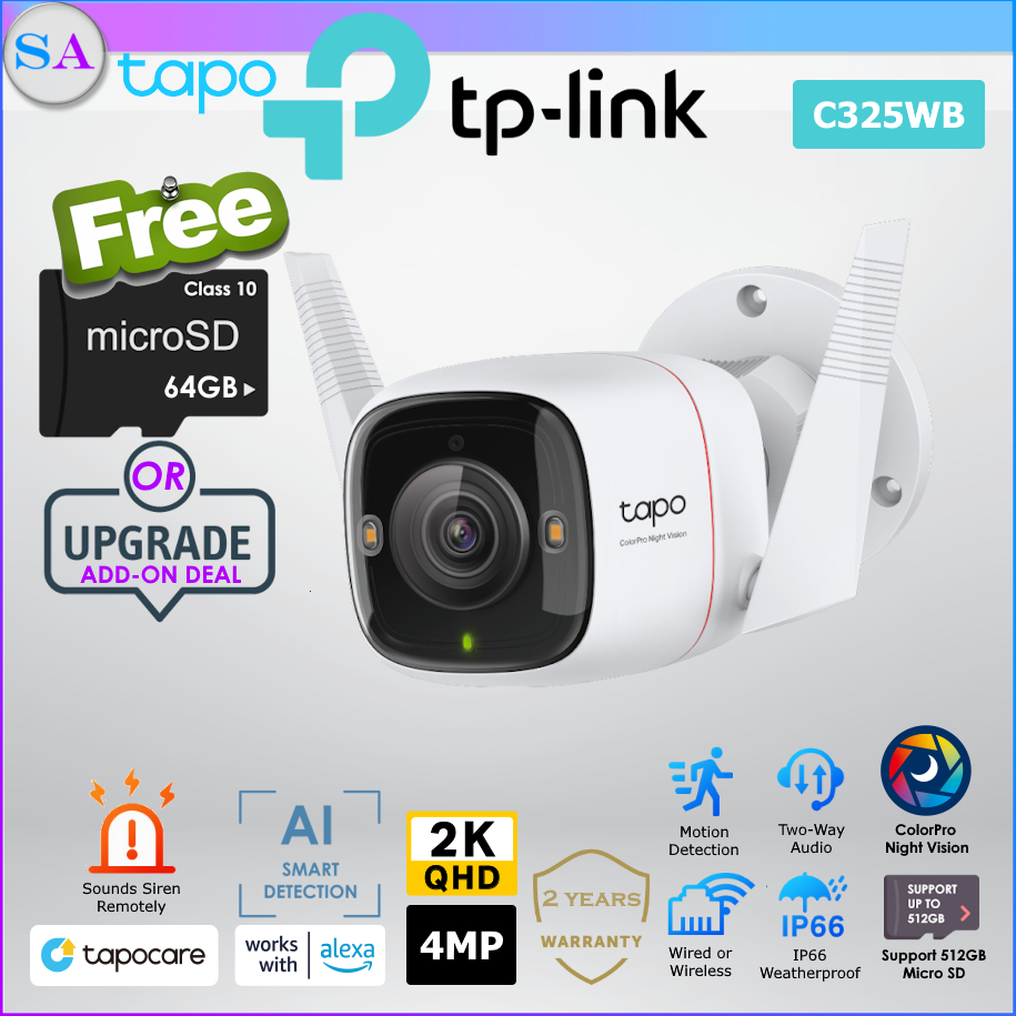 Tp Link Tapo C Wb Mp K Ultra Hd Outdoor Security Ip Weatherproof