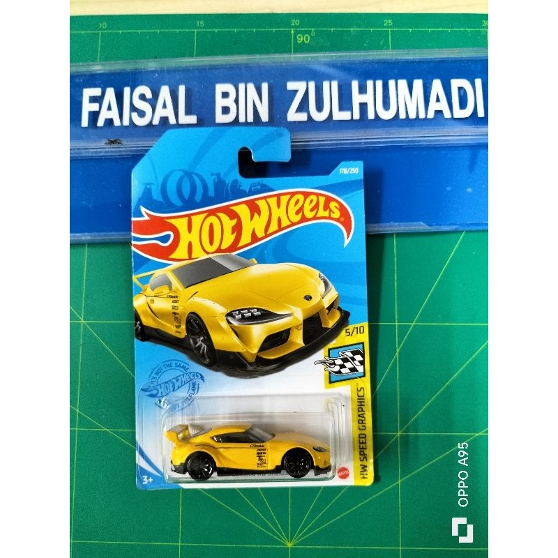 Hot Wheels Toyota GR Supra Yellow Card May Or Not Be Perfect FZCC