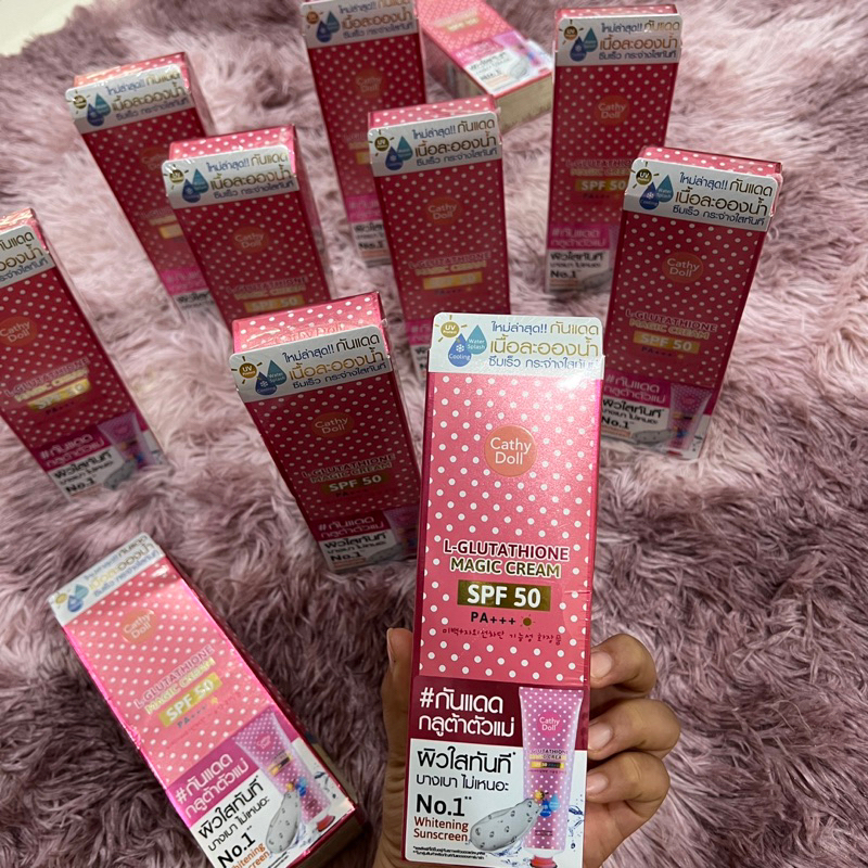 Cathy Doll L Glutathione Magic Cream SPF 50 Sunscreen Shopee Malaysia