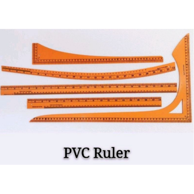 PVC Tailoring Ruler Set Pembaris Jahitan Shopee Malaysia