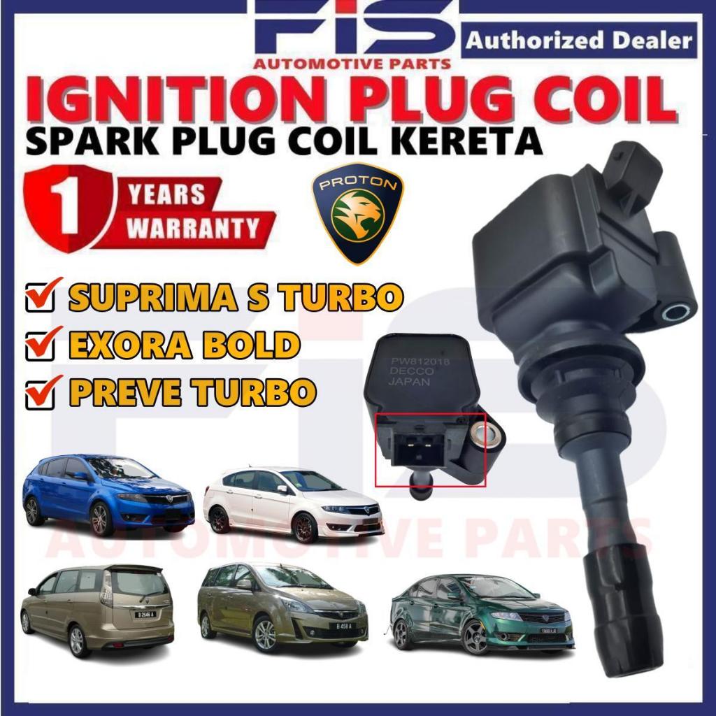 FIS Car Ignition Coil Plug Proton Suprima S Turbo Preve Turbo Exora