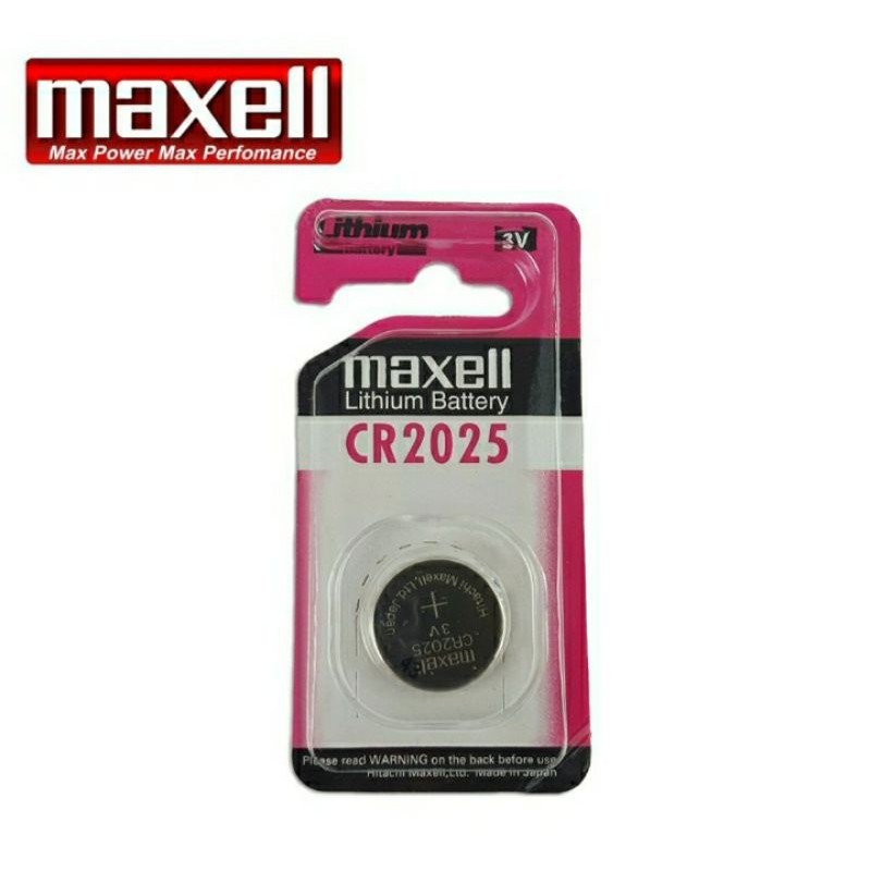 Original Maxell CR2025 3V Lithium Battery Whole Sales Shopee Malaysia