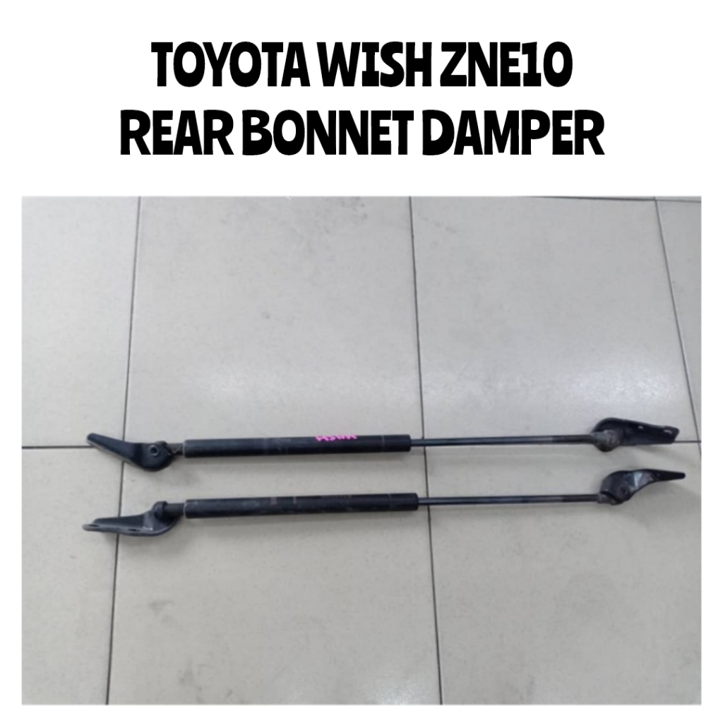 Rear Bonnet Damper Toyota Wish Legend ZNE10 03 08 Rear Bonnet