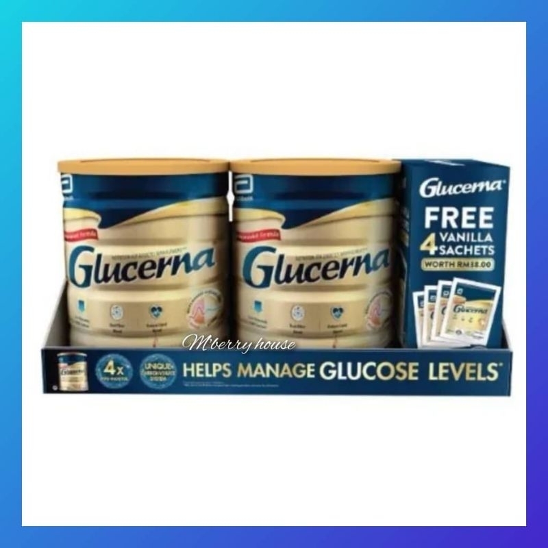 Glucerna Wheat Twin Pack 850g X 2 Tin Foc 4 Sachets Exp 2025 Shopee