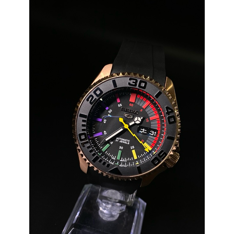 Rainbow Skx Seiko Mod Jam Tangan Mekanikal Automatik Seiko Mod