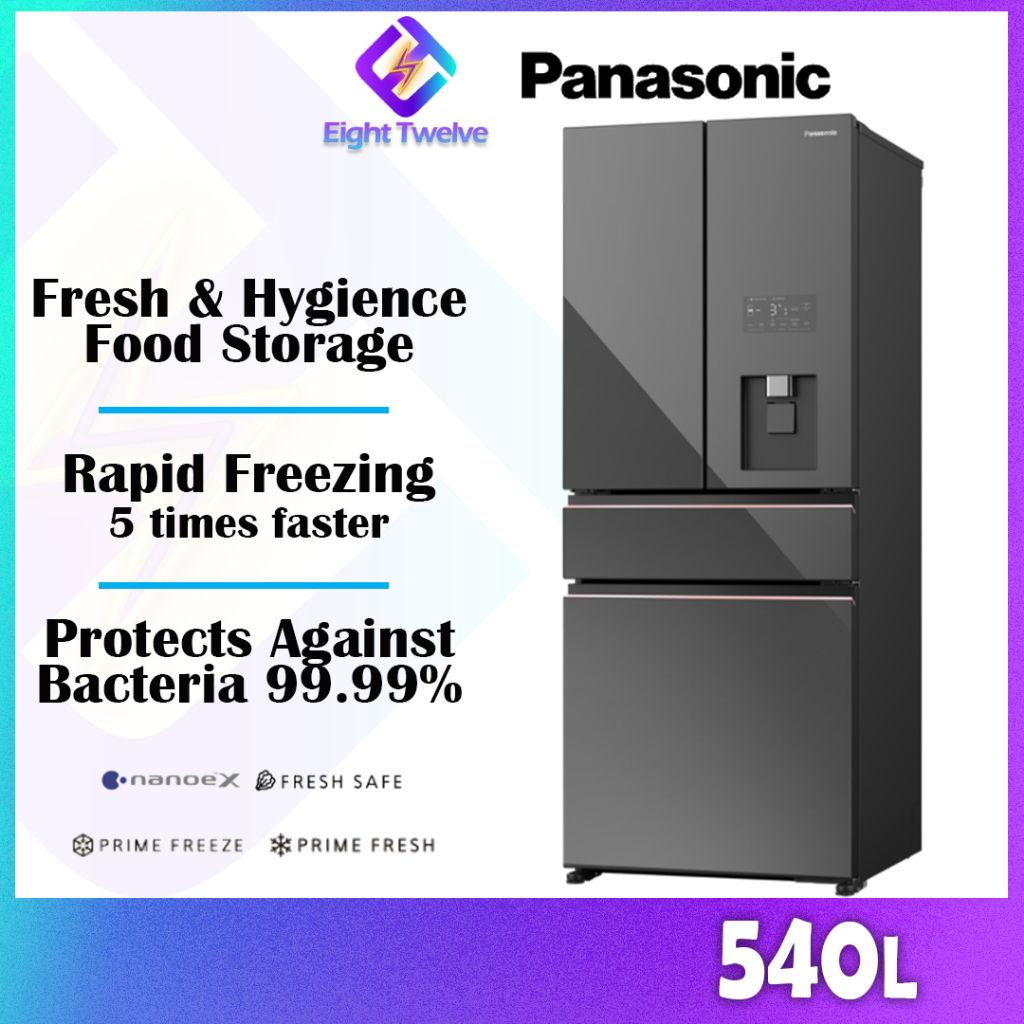 L Panasonic Prime Edition Premium Door Fridge Peti Sejuk Nr