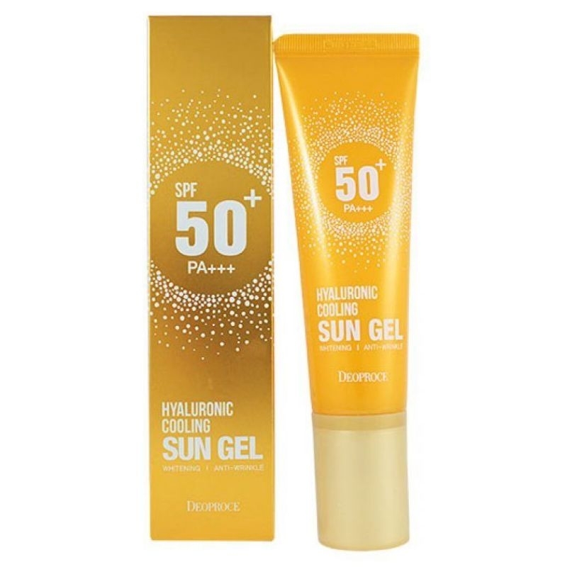 DEOPROCE HYALURONIC COOLING SUN GEL SPF50 PA 50G Shopee Malaysia